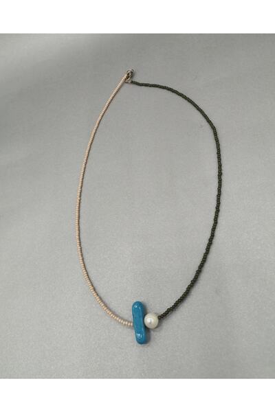 camADA Murano Boncuk Ve Inci Kolye