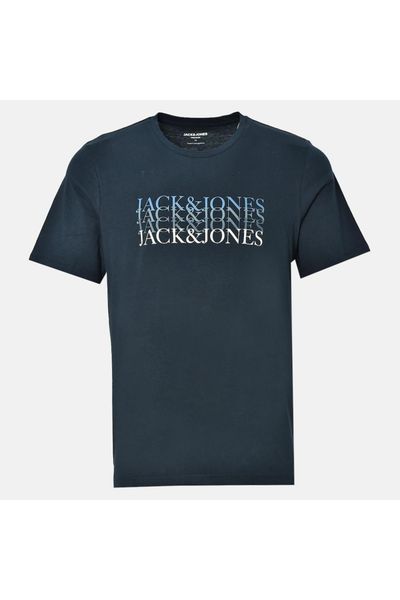 T-Shirt bleu foncé homme Jack & Jones Jcoshaun