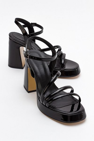 LuviShoes Pantofi cu toc pentru femei Heas Black