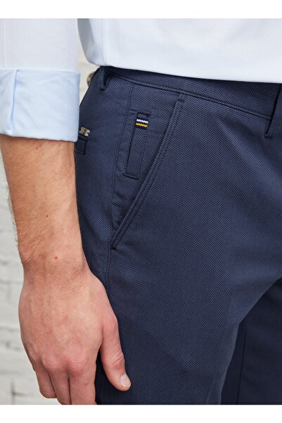 ALTINYILDIZ CLASSICS Ανδρικό παντελόνι Normal Waist Slim Leg Slim Fit Navy Blue ανδρικό παντελόνι 4a 0123200041