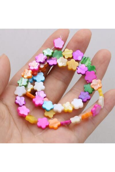 RLX BUJİTERİ سلسلة Sedef من الحجر الطبيعي بتصميم هواية ملون