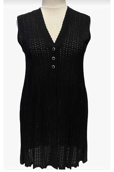ECE GİYİM Long Mercerized Flounce Vest