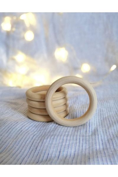 Sihirlihalka Maple Teether Ring 70mm Set of 5
