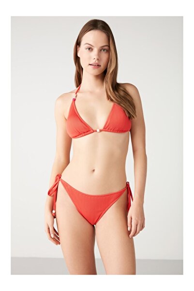 Kom Çıkarılabilir Ince Kaplı Ruzenca Kendinden Dokulu Brazilian Bikini TAKIMI