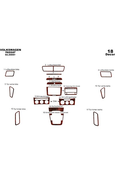 meriç cockpit design ميريتش ®   فولكس واجن باسات توربيدو أمامي مطلي باللون ال...