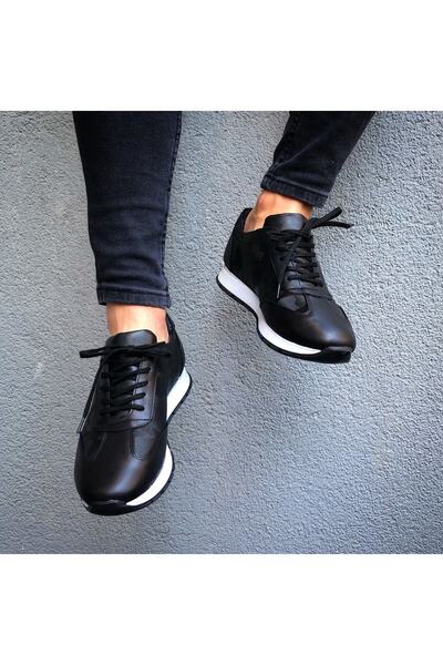 Martinetto Pánská obuv s černým maskovacím vzorem z pravé kůže