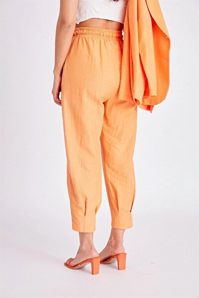 Lady Pixie Women's Pleated Leg - Elastic Waist Trousers