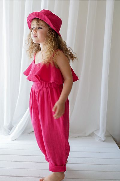 Pink jumpsuit for kids 2025