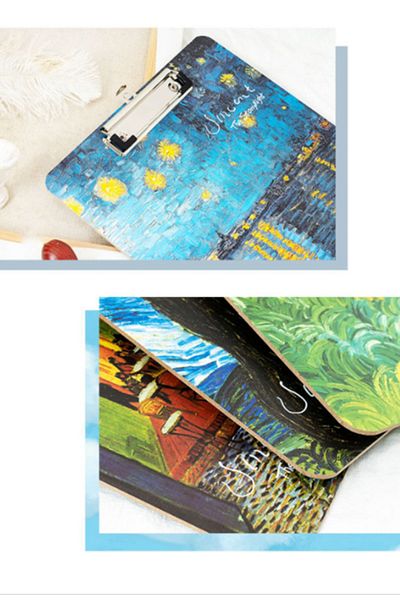Vox Art Painting Pad Drawing Board with Clip - Van Gogh Secretarial - A4