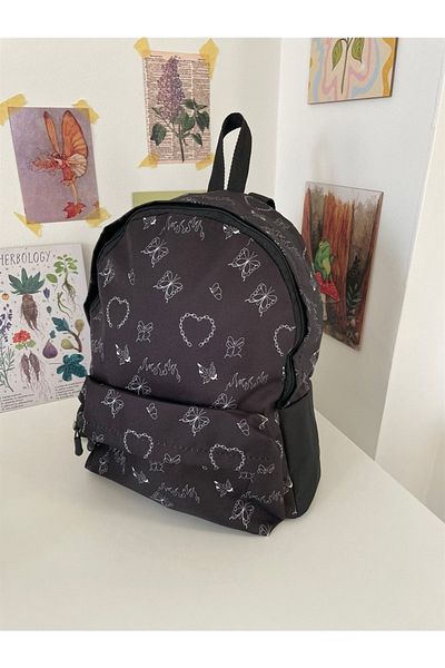 Planet Butik حقيبة ظهر منقوشة للفتيات الإلكترونية
