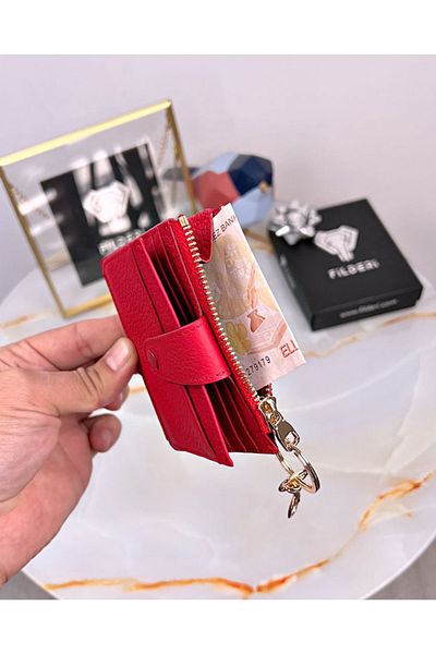 Fil Deri Genuine Leather Card Holder and Key Hook 2052