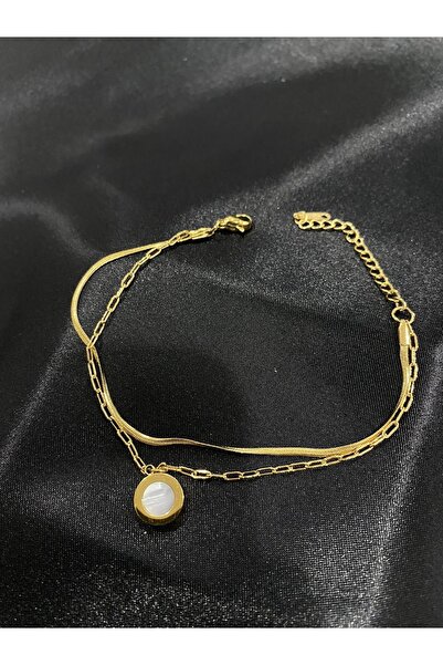 Aashiv's Collection سوار بيجو دائري ذهبي مزدوج الجوانب للنساء