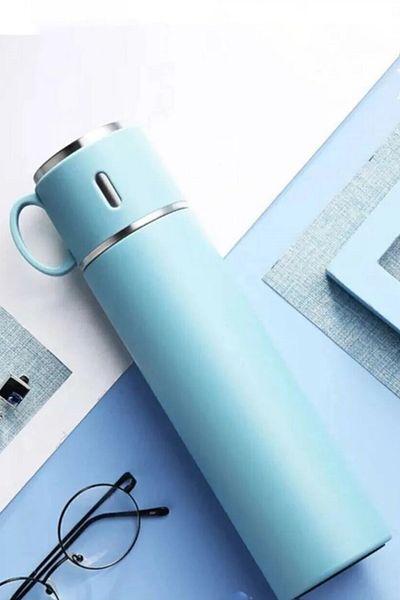 NRDLİFE 316 Stainless Steel Thermos Cup with 580 Ml Cup 20 Hours Hot-cold Thermos Mug Mug