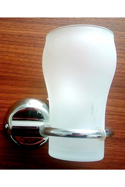 Alfa Diş Fırçalığı - Duvardan - Krom & Kristal Cam - Duvardan - A44153