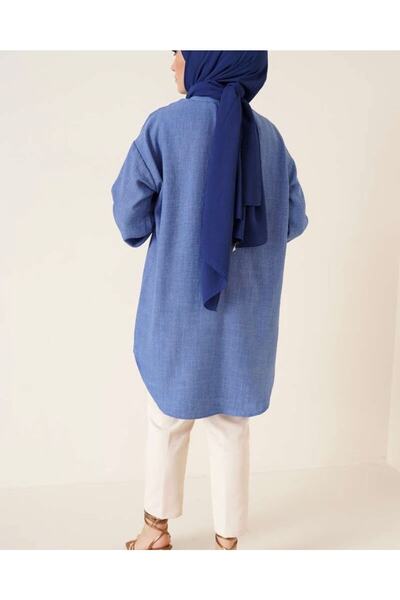 modasindoma Жіноча ребриста сорочка з льону