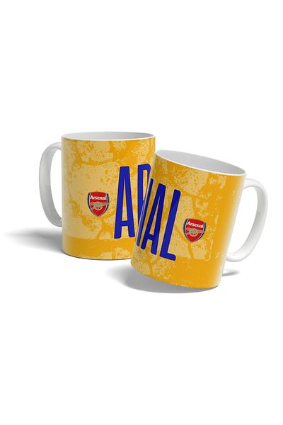 OFFSIDE Arsenal Team Yellow Printed Trophy Cup