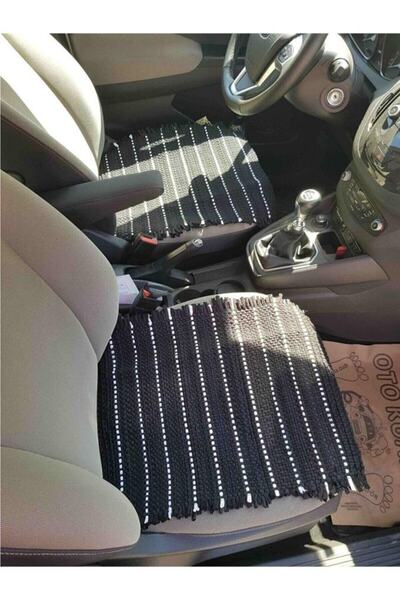 KOTO Oto Koltuk Koruyucu Kılıf Hasır Araba Örtü Kilim 3 Parça