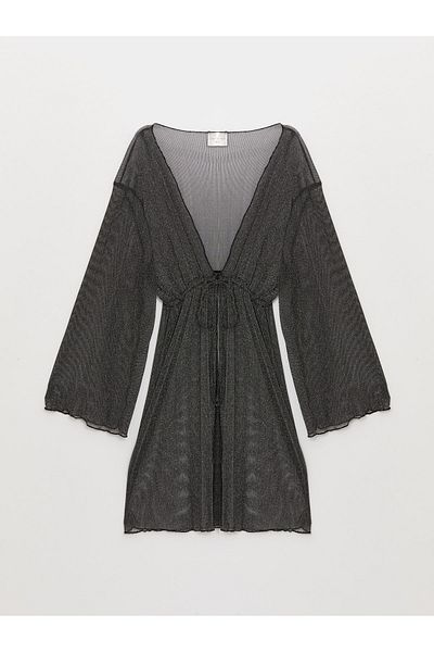LC Waikiki Long Sleeve Shawl Collar Women's Kimono