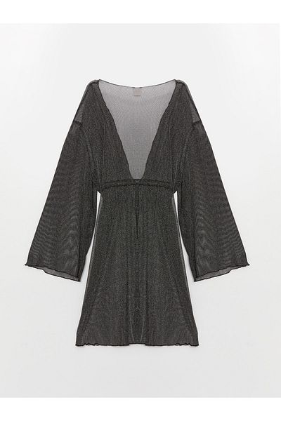LC Waikiki Long Sleeve Shawl Collar Women's Kimono