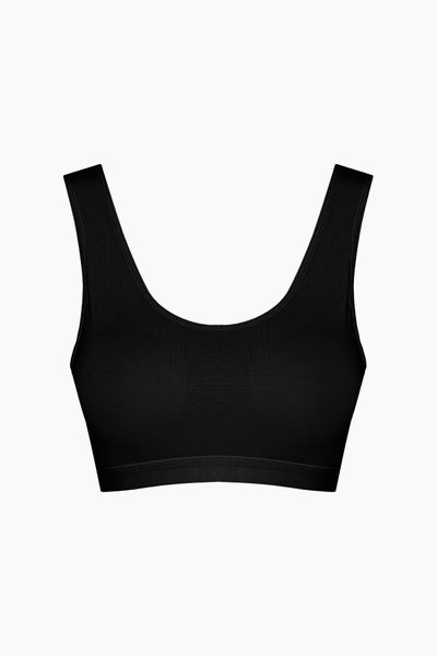 White plain sports bra