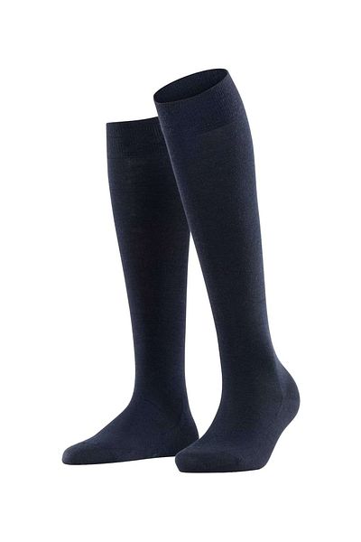 FALKE Softmerino KH - Damen Kniestrumpf Langbeine Einfarbig
