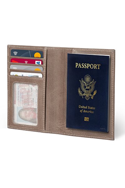 OttoAngelino Otto Angelino шкіряний чохол для паспорта - захищений RFID - унісекс