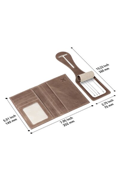 OttoAngelino Otto Angelino шкіряний чохол для паспорта - захищений RFID - унісекс