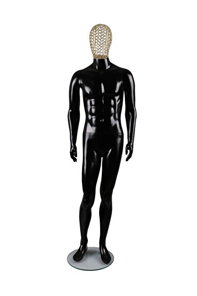 YAHYA VİTRİN MANKENLERİ Tel Kafalı Erkek Vitrin Mankeni Cansız Manken