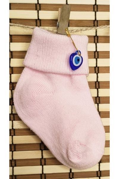 Akface Gold Rose 100% Cotton 3-Piece Newborn Baby Girl Socks 0-6 Months