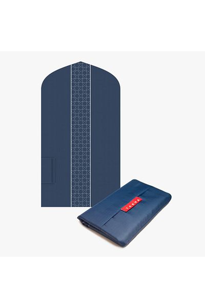 TAKVA Blue Foldable Portable Prayer Rug - Perfect Gift for Prayer and Travel