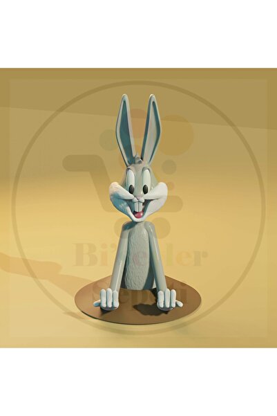 Bi'şeyler Sepeti Bugs Bunny Telefon Tutucu Figür