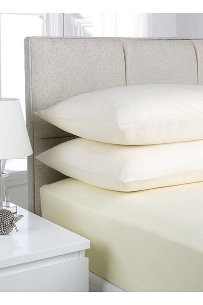 Sarev Ranforce Fitted Elastic Sheet 100x200 Cm V51 Cream