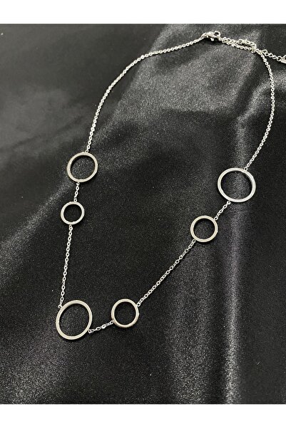Aashiv's Collection Women's Silver Ring Bijouterie Necklace