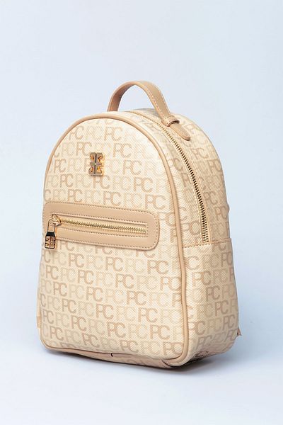 Pierre Cardin Tram Alphabet Nude Women's Backpack 05PO22Y1541