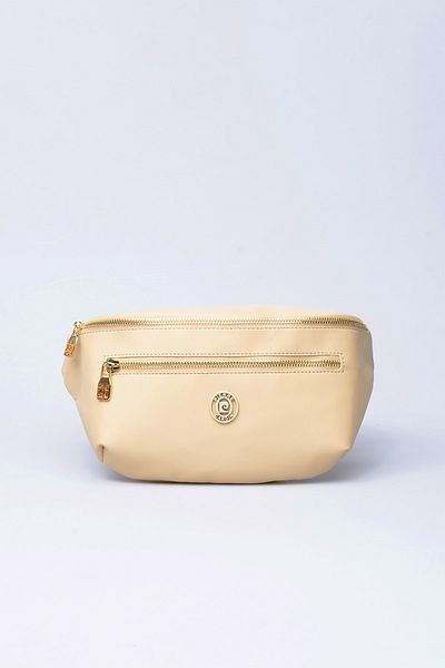 Pierre Cardin Nude Satin Women's Waist Bag 05Po22Y1542