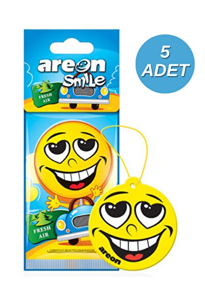 Areon Smile Dry Fresh Air Oto Araç Kokusu 5'li