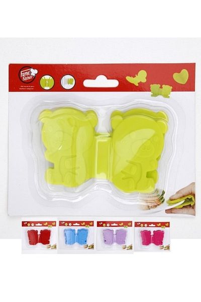 Ün-Ev 219 Teddy Bear Pattern Magnetic Double Silicone Holder