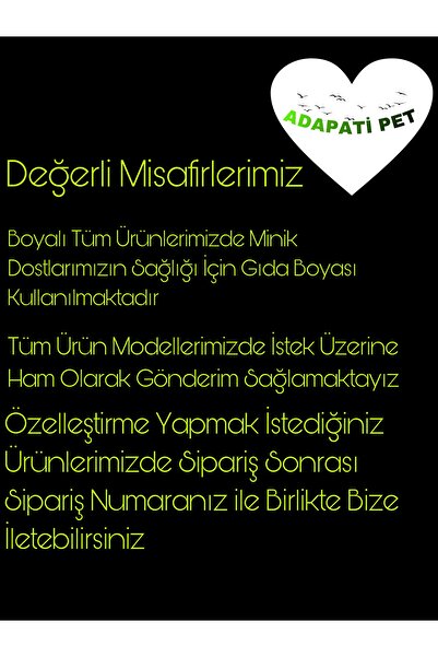 ADAPATİ PET Handmade Bird Nibbling Toy