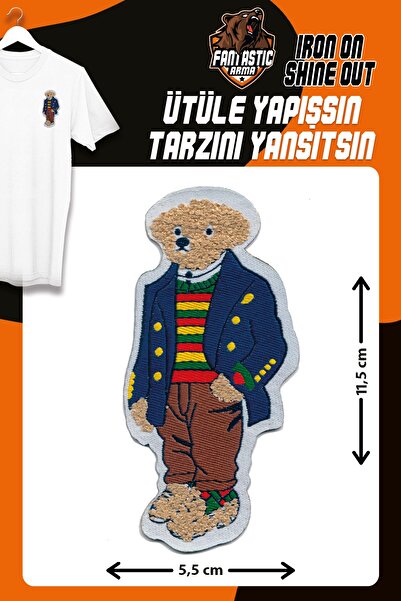 FANTASTIC ARMA Model de pluș țesut de călcat, colegiu, pumn, Ralph, ursuleț de pluș