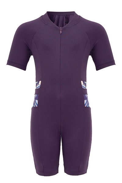 MARESİVA Side Patterned Jumpsuit Swimsuit
