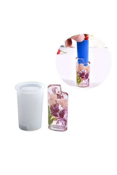 Getshop Alışveriş Pazarı Epoksi Küçük Çakmak Kılıfı Kalıbı 6.4cm