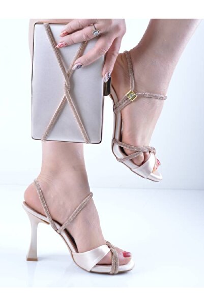 Şanslı Ayakkabıcılık Ayakkabı Çanta Taşlı Takım