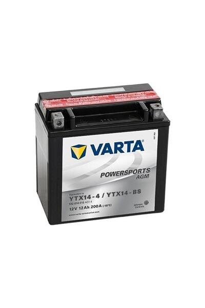 Varta Motostart Hyosung Gt250 R 2009 - 2016 Ytx14-bs 12 V 12 Amper Akü