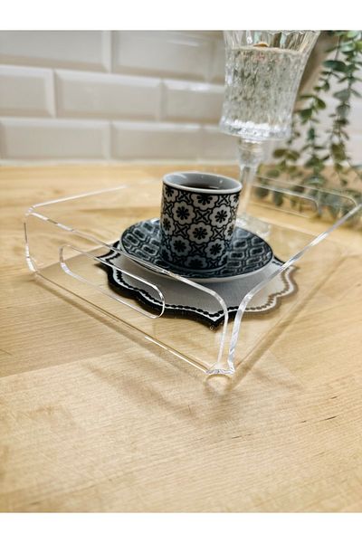 ipeksi pleksi صينية عرض فردية مقاس 22 × 14