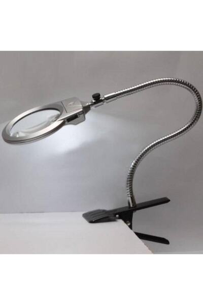Nikula Işıklı Büyüteç Tamirci Büyüteci Çalışma Lambası Lup Mercek 130mm