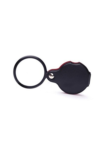 Bosile 5x 60mm Cam Optik Lens,katlabilir,deri Kaplamalı Cep Büyüteç