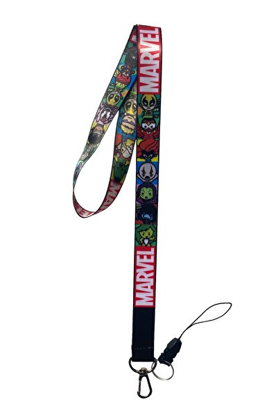 neptünstore Marvel Boyun Askı Ipi Ve Telefon Askı Aparatı