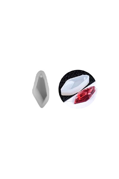 Getshop Alışveriş Pazarı Epoksi Silikon Kristal Kolye Küpe Takı Kalıbı - Gt9421