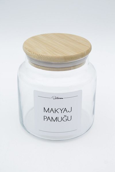 zezedesing Βαμβακερό Βάζο Μακιγιάζ Bamboo Cover 500ml