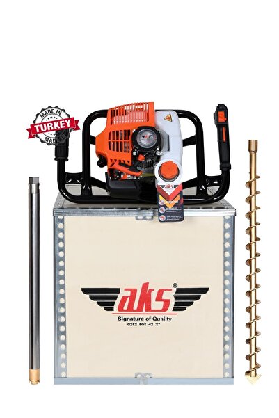 aks T-1 Benzinli El Sondaj Makinası Profesyonel Set 10 Metre